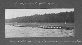 Metropolitan 1923 - Thames winning Champion eights from London