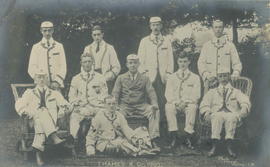 TRC crew in the Thames Challenge Cup 1905