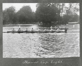 Henley 1925 - Thames Cup eight training