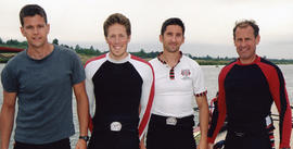 Coxless four at the Metropolitan Regatta