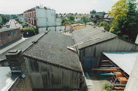 Old gymnasium and tank