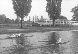 Tig Tyler sculling at Henley