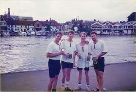 Novice coxed four