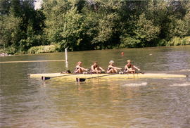 Women&#039;s Club Coxed Four at Henley Women&#039;s Regatta