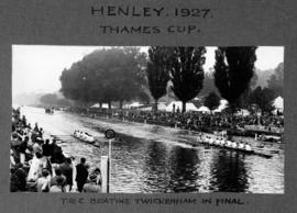 Henley 1927 - Thames Cup, TRC beating Twickenham in final