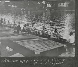 Staines 1921 - winning crew of senior eight