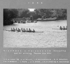 2nd VIII winning Thames Cup eights