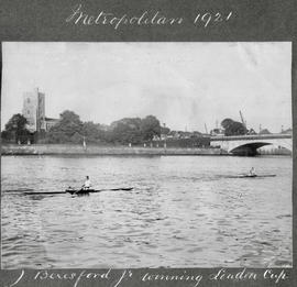 Metropolitan 1921 - J Beresford Jr, winning the London Cup