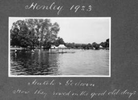 Henley 1923 - Hutch &amp; Godwin, how they rowed in the good old days