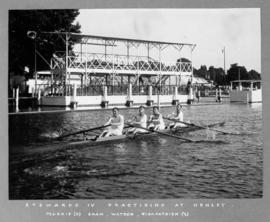 Stewards&#039; IV practising at Henley