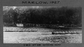 Marlow 1927 - TRC second eight winning heat