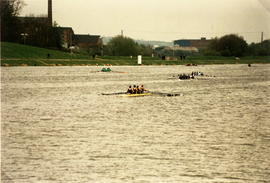 Women&#039;s coxed four at Nottingham City Regatta