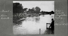 Henley 1922 - Final Silver Goblets, Lucas and Nickalls (Magdalen) beating Logan and Fairbairn (Th...