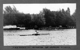 Marlow 1927 - Presant (TRC) winning junior sculls