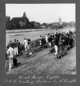 Molesey 1925 - Final senior eights, TRC beating London