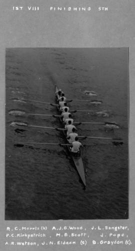 1st VIII finishing fifth